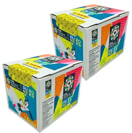 Panini FIFA Frauen WM 2023 - Stickerkollektion - 2 x Display je 50 Tüten