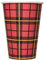 Enpack 1000 Schwarz/Rote Pappbecher 180 ml aus Kraftpapier - Kaffeebecher to go zum servieren von Tee, Kaffee, Glühwein oder anderen Getränken - Coffee To Go Becher