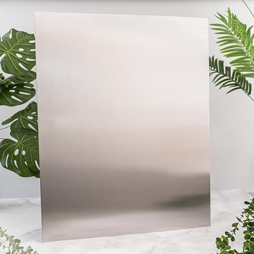 Brushed Stainless Steel Splashback | 750mm x 600mm x 0.7mm | Kitchen Oven Splash Guard | Easy DIY Installation