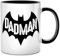 Seness Dadman Tasse, Dad Held Fledermaus, werdender Papa Geschenk, du wirst bester Papa, Mann Geschenkideen Geburtstag Vatertagsgeschenk, lustige Geschenke für Herren, Vater Geburtstagsgeschenk Daddy