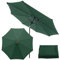 HAMON Sombrilla de Jardín 2.7m/3.0m Toldo De Repuesto Sombrilla para 6 Brazos/8 Brazos, Parasol con Protección UV30+, para Jardín Patio Terraza Playa Piscina Reclinable (Verde 3m/8 costillas)
