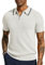 PaulJones Poloshirts für Herren Kurzarm Casual Sportlich Tshirt Knit Polo Weiß XL