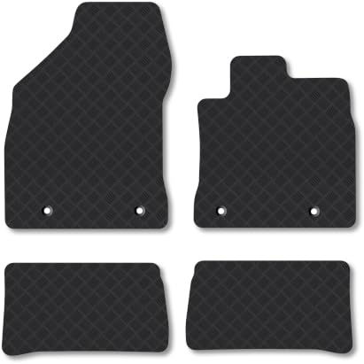 Lexus CT200h (2011-2022) 3mm Rubber Car Mats | Tailored Fit Durable Floor Mats Full Coverage Protection Waterproof Accessories Easy Clean Anti Slip Made in the UK