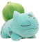 Pokémon Bandai Plüschtier Bulbizarr, der schläft – Plüschtier 40 cm sehr weich – Geschenkidee Plüsch für Kinder und Erwachsene – Spielzeug für Kinder ab 2 Jahren – offizielles Lizenzprodukt – JW0221