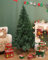 Aigostar Pencil Christmas Tree, Tall Slim Christmas Tree 6Ft/180CM Unlit Artificial, Realistic Artificial Xmas Trees with Metal Stand, 450 Tips Green Spruce Shop Home Decoration