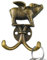Flying Pig Garderobe Haken, Pig Wandhaken, Vintage Haken Dekorative Tier-Wandhaken, Schwein Tierkopf Kleiderhaken aus Gusseisen, Schweine Dekohaken für Mantel, Tasche, Handtuch, Schlüssel