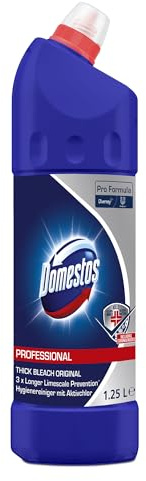 Domestos Professional Original - Desinfizierendes Bleichmittel mit 3x längerem Kalkschutz - 1,25L