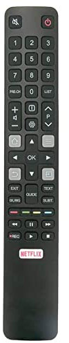 VINABTY RC802N Telecomando universale Adatto per TCL Smart TV 32ES560 32ES580 40ES560 43EP640 43EP660 50DP660 50EP640 50EP660 50EP680 55DC760 55DP660 55EC780