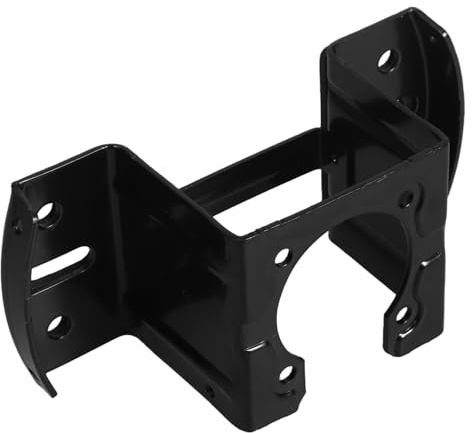 GRIRIW Support de Fixation Noir pour Ventilateur de Plafond en Acier Laminé à Froid, Installation Facile et Stable pour Décoration Intérieure