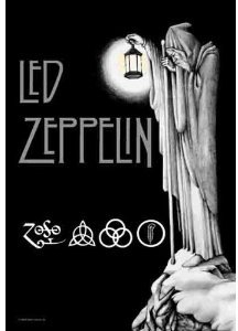 Led Zeppelin Posterflagge Stairway to Heaven Fahne Poster Flagge
