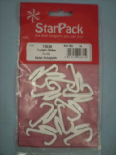 Curtain Glides Hooks to Fit Swish Sologlyde 72039