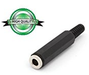 Velleman Prise Mono Jack CA033H 6,3 mm - Noir - 140729