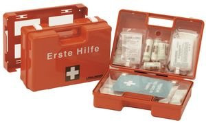 LEINA-WERKE REF 21091 Erste-Hilfe-Koffer MAXI, Inhalt DIN 13157, orange