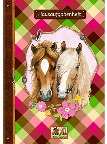 Hausaufgabenheft mit Pferdemotiv, Format A5, Modellnr. 11360
