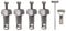 SWISSINNO 5er Set: 4x Wühlmausfalle SuperCat plus 1x Zubehörset Lochfinder und Lochstanze, Wühlmausabwehr-Set, Set by Danto®