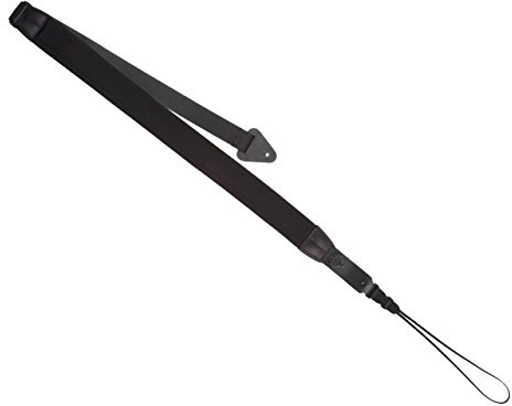 Neotech 8201632 Dobro Long Slimline Guitar Strap, Black Webbing