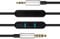 AGS Retail Ltd Replacement Audio Upgrade Cable for BOSE Quiet Comfort 25 Headphones - Black, 1.5m Audio Cable with 3.5mm Gold-Plated Audio Jacks in Slim Mould Design | Audio Accessories