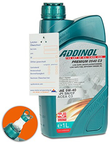 ADDINOL PREMIUM 5W-40 C3 Motorenöl, 1 Liter