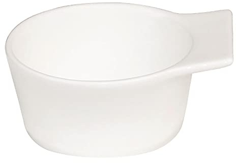 Olympia Lumina Porcelain Winged Ramekin 60ml (Pack of 6), White, 70 mm | BS4034 certified to withstand busy hospitality environments; vitrified finish provides enhanced chip resistance.