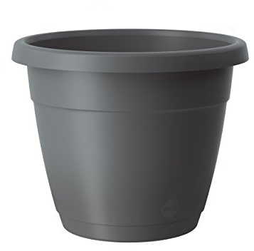 Emsa 517606 My City Garden Blumenkübel, Ø 40 cm, granit