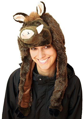 Geschenke mit Namen Plüschmütze Wildschwein Kuschelig weich, braun, One Size