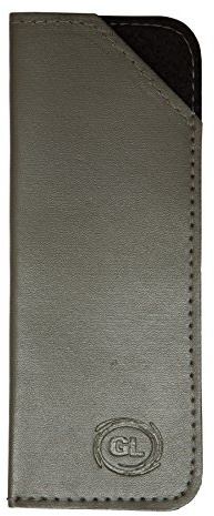 Slim Soft Faux Leather Reading Glasses Spectacle Case 21 Colors (Dark Olive Green)