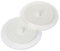 BTSKY Confezione da 2 tappi universali in gomma siliconica da 15,2 cm, tappo di scarico per cucina, bagno, lavandino, vasca da bagno, tappo di scarico in gomma siliconica, colore bianco