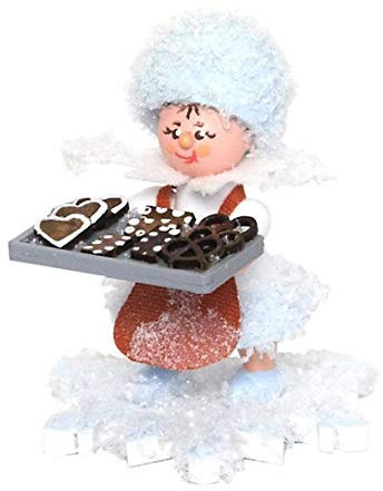 Drechslerei Kuhnert Schneeflöckchen Lebkuchenbäcker - 5 cm