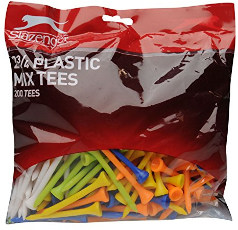 Slazenger Unisex Plastic Mix Tees Golf