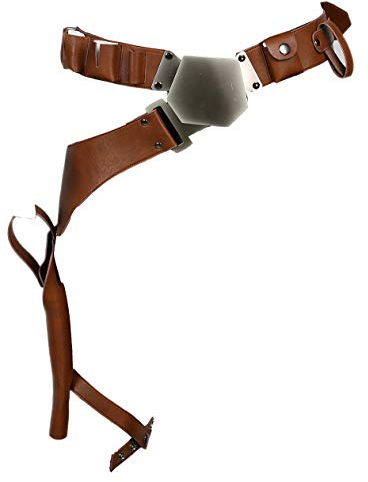 Halloween Gürtel Männer PU Leder Bund Metallschnalle mit Holster Cosplay Kostüm Kleid Kleidung Zubehör Update Version