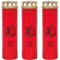 HScandle Grabkerze - 3er Pack - (Rot) Grablicht ca. 7 Tage Brenndauer je Kerze - Motiv: Katze 1