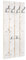 Bilderwelten Wandgarderobe Holz - Pusteblumen Light Garderobenpaneel + Haken Chrom, 100x40 cm
