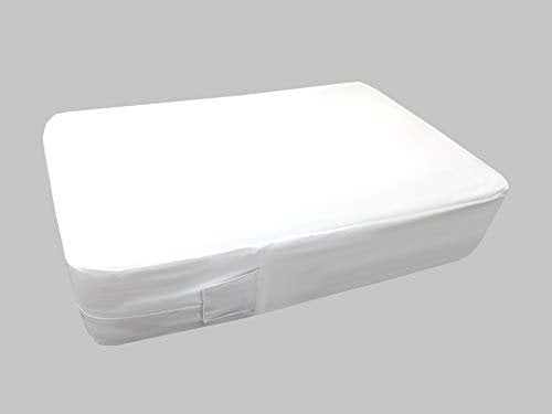 Incontinence Mattress Protector Fully Enclosed Zipped 6 Sided Protection 100% Waterproof Wipe Clean Anti Bed Bug Anti Bacterial (Single)