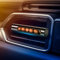 Auto Lufterfrischer Dufterfrischer Schwacher Auto Duft, Holzperlen mit Frischer Meeresduft und Orangenduft, Autodiffusoren Natürlicher Geruchsbeseitiger für Autoentlüftung