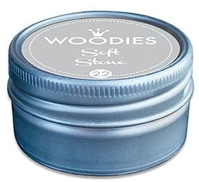 Stempelkissen-Dose für Woodies-Stempel Softstone/Grau