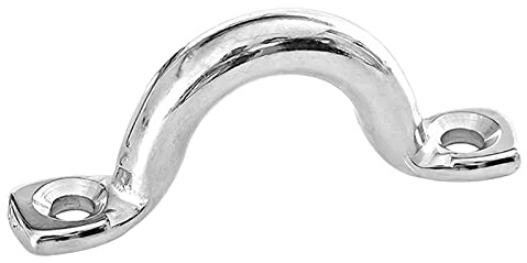 9Tong Soffitto Ponte Pad Eye Inox Braca Parete Piastre Occhielli Canoa Gancio Metallo Cinghie Ocschiello Kayak Ponticello SUS316