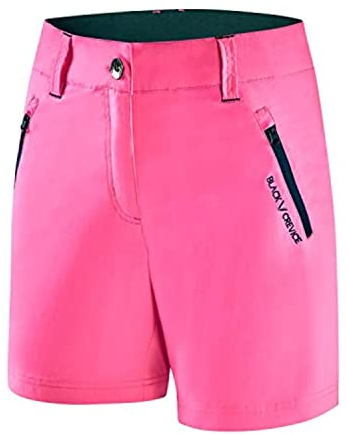 Black Crevice Damen Kurze Shorts, pink/Steel Blue, 36