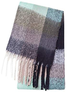 Zilosconcy Schal Dünn für Damen und Herren - Strickschal Rot Bunt, Loop Sommer Winterschal Beige, Braun XXL Weihnachtsschal Deckenschal Kaschmir