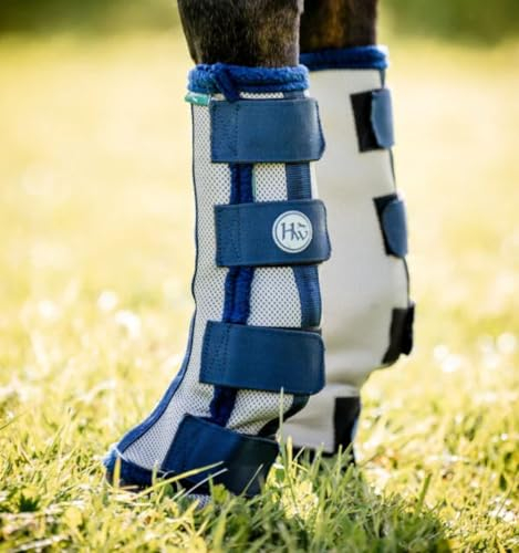 Horseware Flyboot, Größe:Pony, Farbe:Silver/Navy