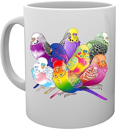 Pride Budgie Group Becher Tasse Mug Cup