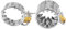 BDSMLV Metall Steel Ring with Spikes Penisfolter CBT Testicles Squeezer Ring 18/36 Nails Ring Made of Metal Stimulation Slave Sex Toy Extremer Hodenring Mann Extreme Spielzeuge,20mm,Silver