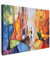 MuchoWow© Leinwandbild 80x60 cm Dekoration Wohnzimmer Bilder Aufhängen Wall Decoration Living Room Wohnungs Deko Moderne Kunstdruck - Bunt - Abstrakt - Kunst - Malerei - Farben