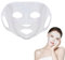 EQLEF 3D Masque Silicone Visage, Large Masque de Protection Masque Visage Masque en Silicone réutilisable Masque hydratant à la Vapeur Masque (Blanc)