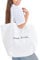 Ginger Ray Stoff-Tragetasche mit Aufschrift Team Bride, bestickt, 55 x 72 cm, Weiß