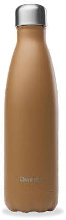 Qwetch - Bouteille Isotherme Originals Camel 500ml - 24h Froid et 12h Chaud - Etanche, Sans BPA & Réutilisable - Gourde inox isotherme pour Sport, Voyage, Bureau, Randonnée