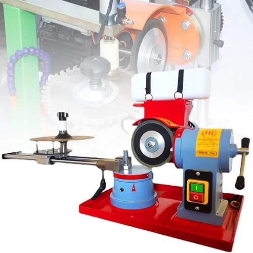 RFJYGWQM Circular Saw Blade Sharpener, 550W Circular Saw Blade Sharpening Machine, Wet and Dry Use Woodworking Saw Blade Sharpener Machine, for 80-700mm Carbide Tipped Saw Blades