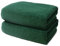 Juego de Toallas de Baño - 2 Toallas de Baño Adultos Extra Grandes - 90x180 cm - 100% Algodón Premium - Confeccionadas con Tejido de Rizo Extra Suave & Absorbente - Oeko-Tex - Ôhm - Verde Oscuro