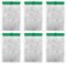 Cartuccia filtrante di ricambio, Cartucce filtranti per acquario, Cartuccia filtrante di ricambio 6x, Filtro interno per acquario, Cartuccia filtrante Cartuccia filtrante per acquario Adatta per la ca
