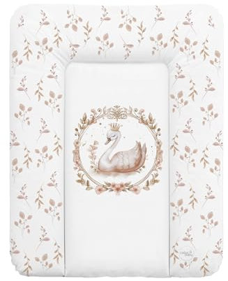 Ceba Baby® weiche Wickelauflage 50x70 cm - Baby Wickelunterlage - Wickeltischauflage für Junge und Mädchen - Wasserdicht, abwaschbar - OEKO-TEX® Standard 100 - Made in EU - Glamour-Stil