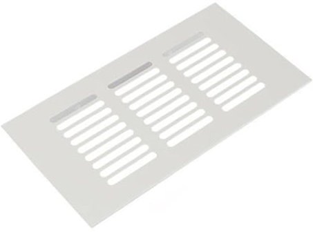 TGDGFKIAS Air Vent Grille Cover Radiator Grill, Ventilation Grills, 1pc Width 80mm/3.14in Aluminum Alloy Breathable Mesh Rectangular Wardrobe Air Vent Shoe Cabinet Cupboard Cooling Vents(80x450mm)